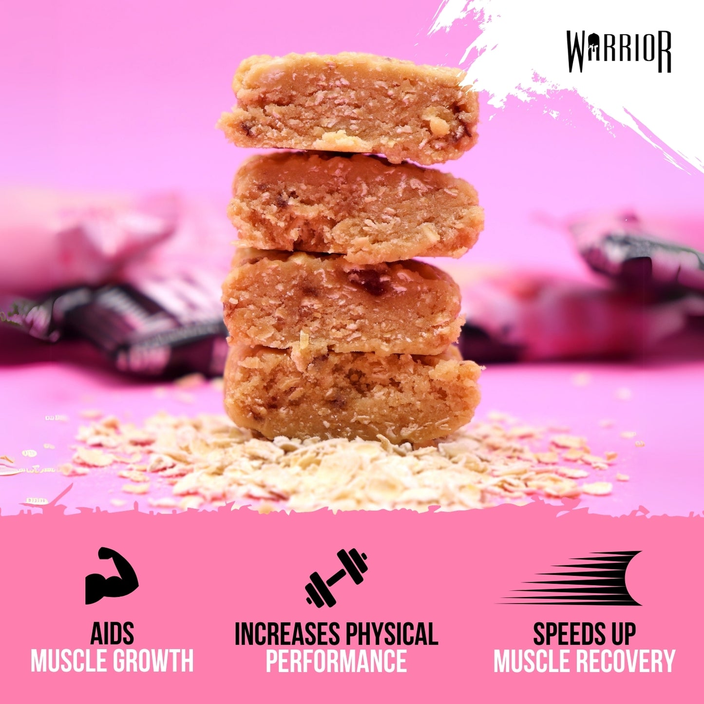 Warrior RAW Protein Bar - 12 x 75g Bars