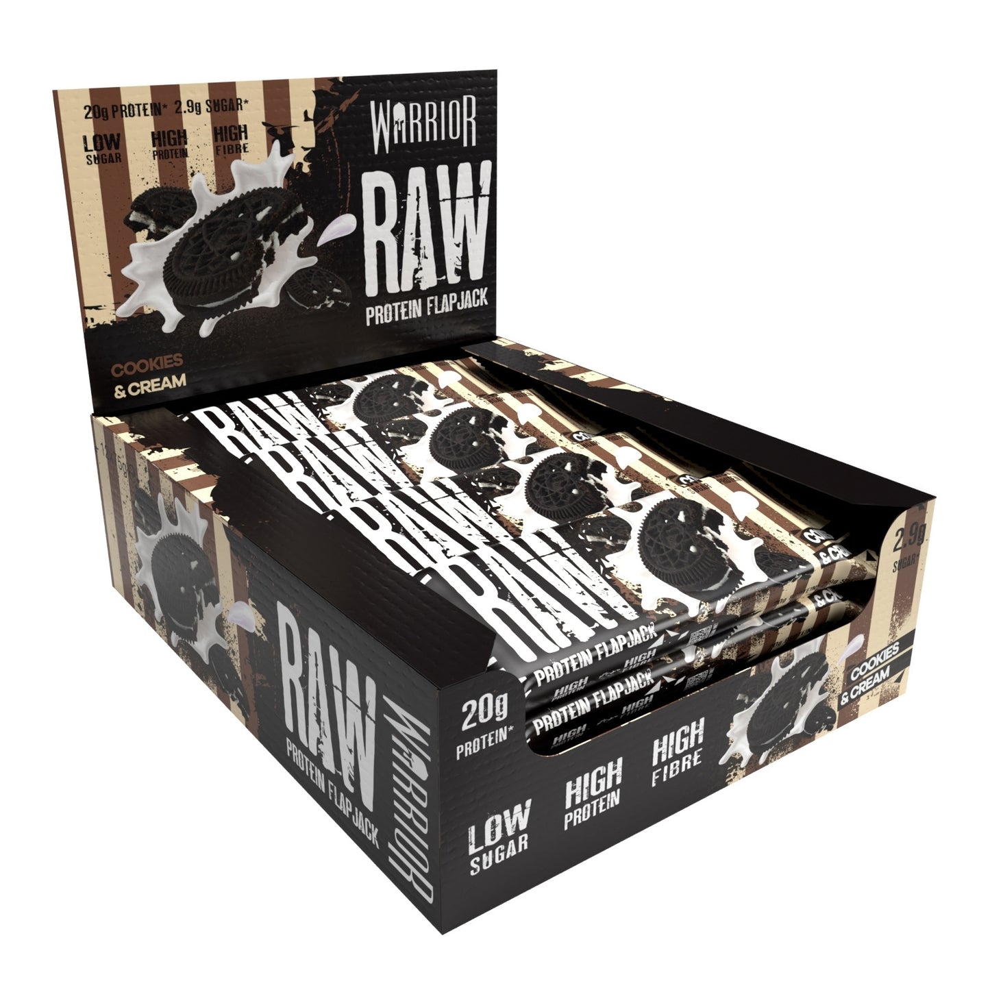 Warrior RAW Protein Bar - 12 x 75g Bars