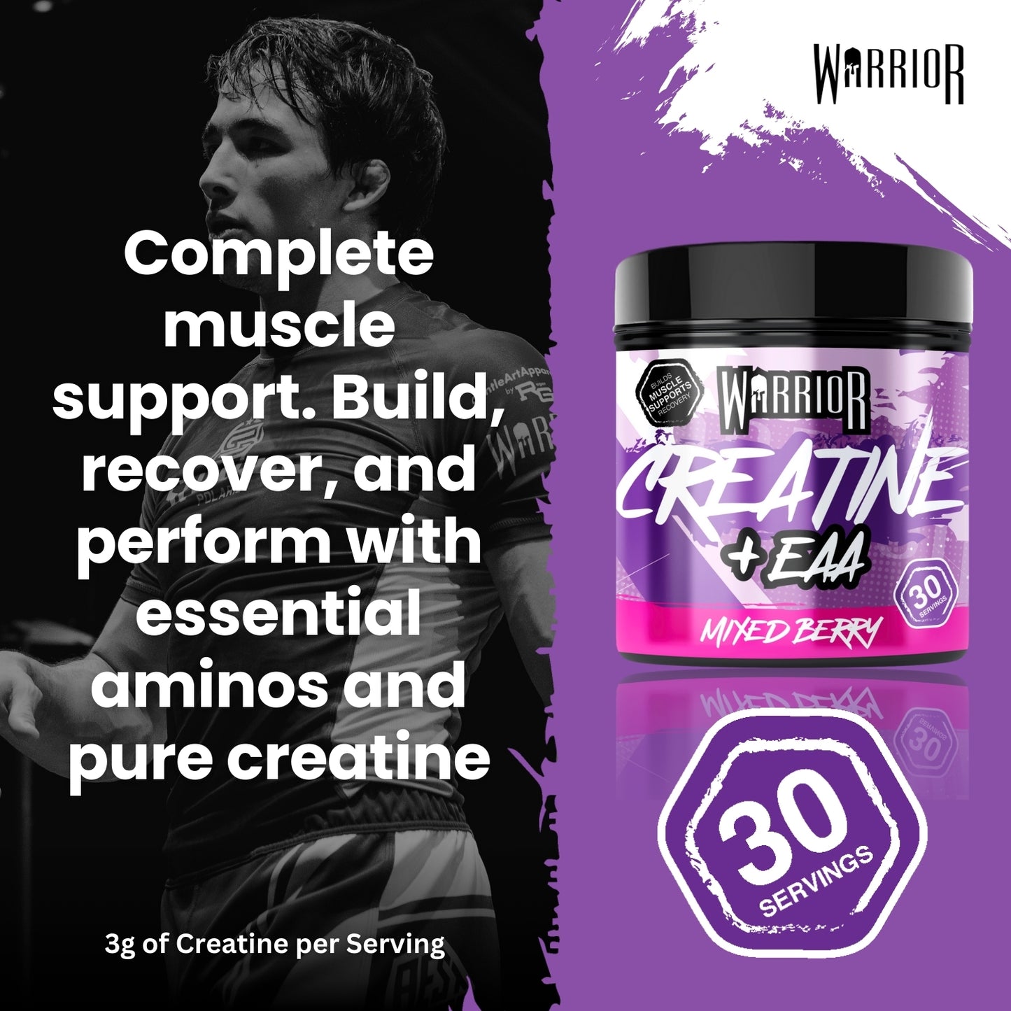 Warrior Creatine Plus EAA - 30 Servings