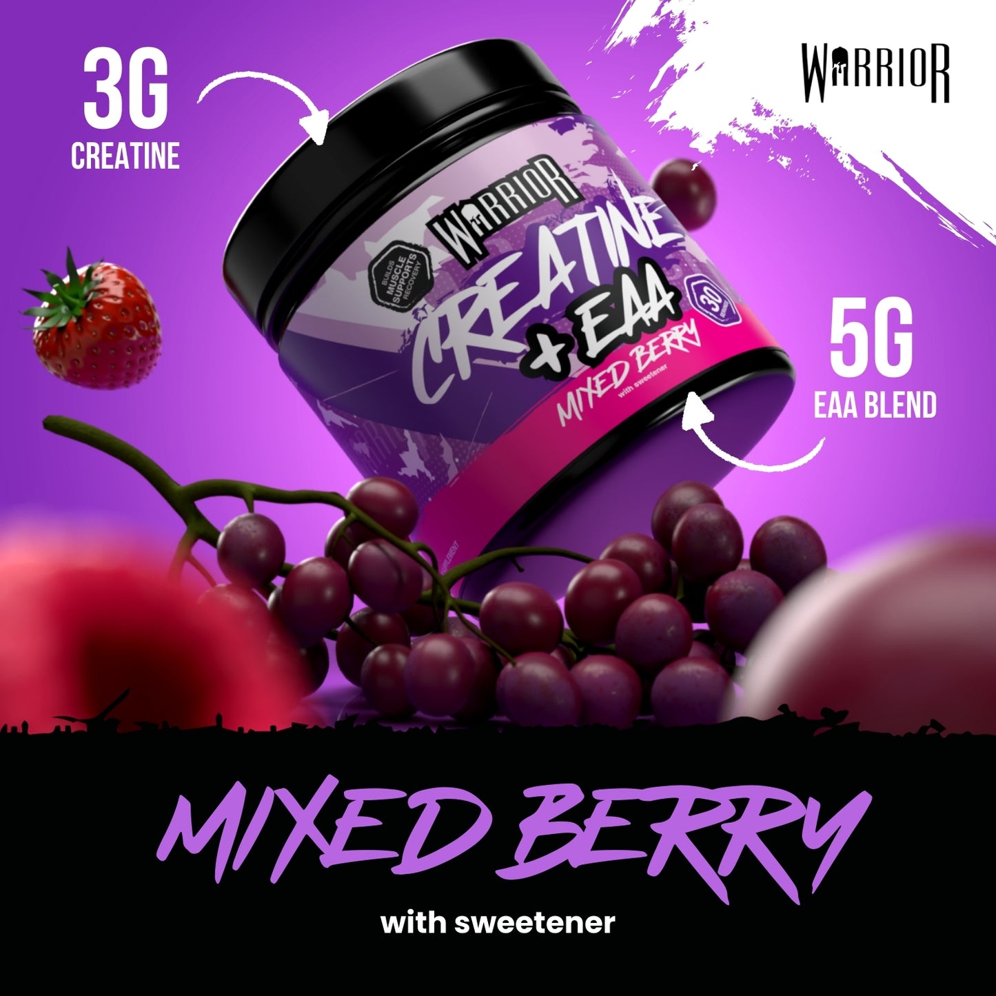 Warrior Creatine Plus EAA - 30 Servings