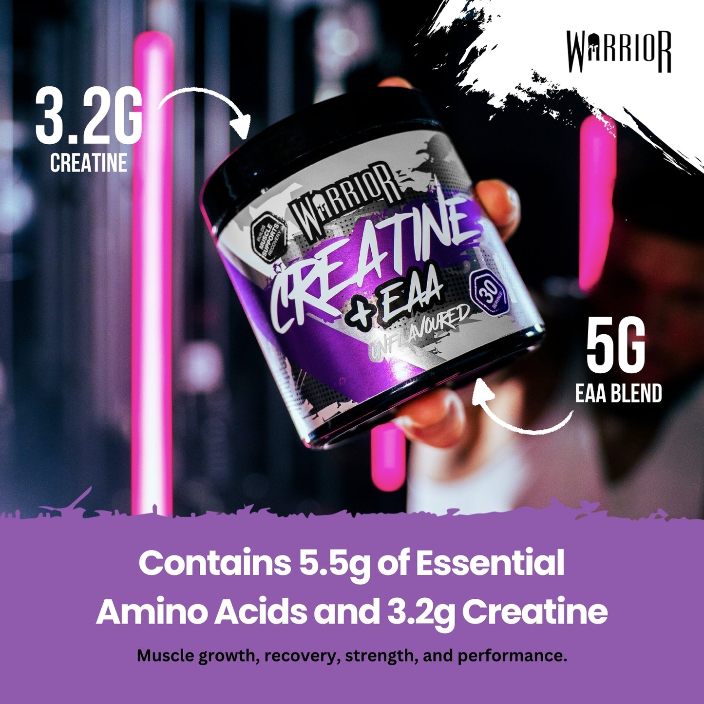 Warrior Creatine Plus EAA - 30 Servings