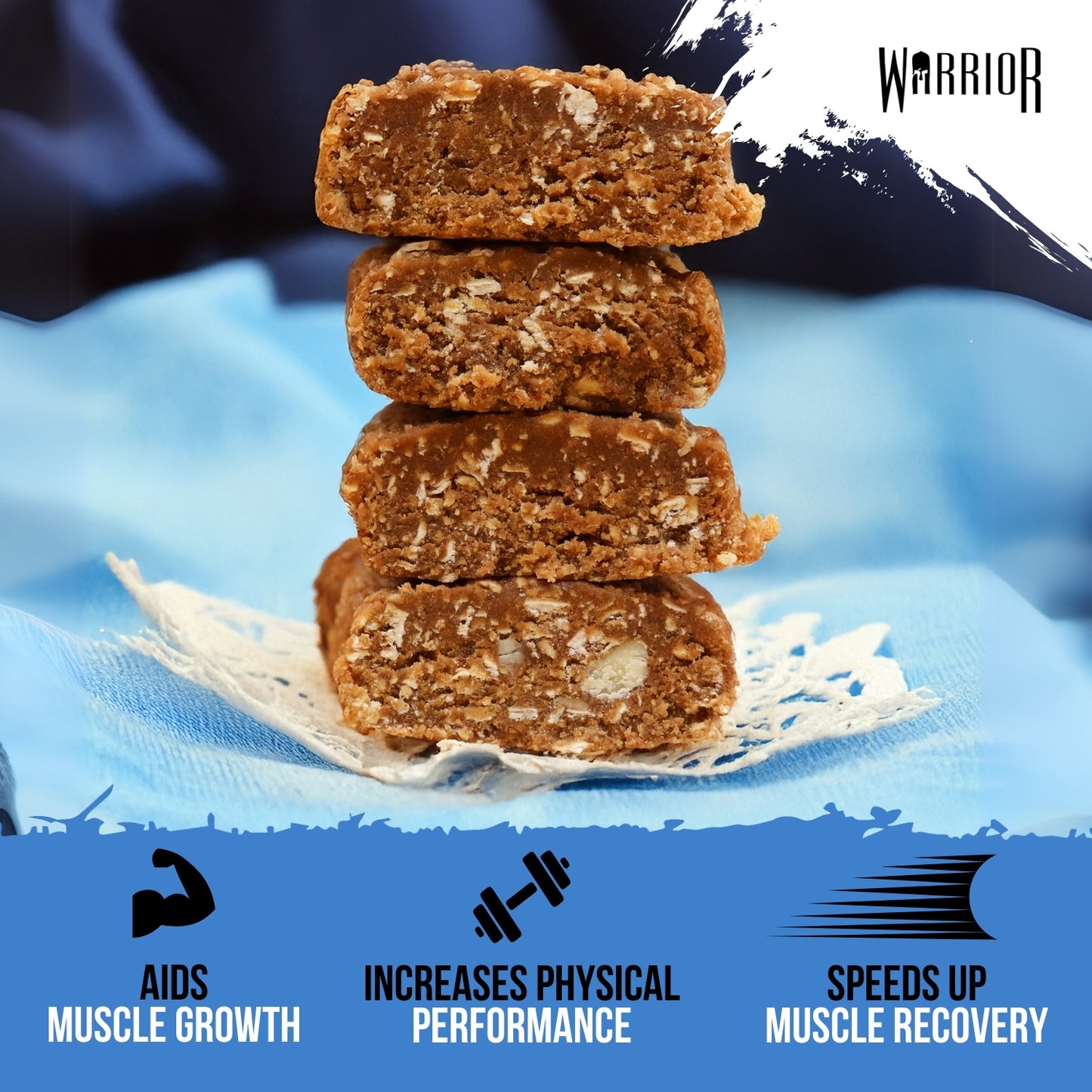 Warrior RAW Protein Bar - 12 x 75g Bars