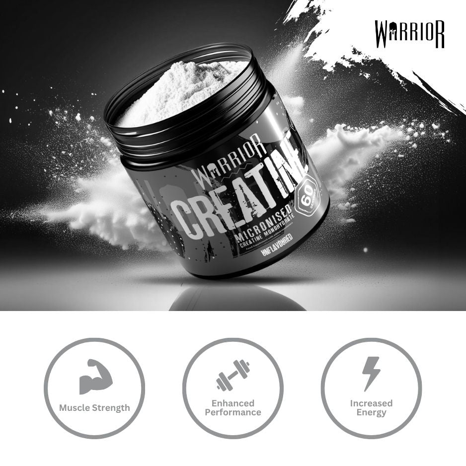 Warrior Creatine Monohydrate Powder - 300g & 500g
