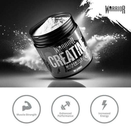Warrior Creatine Monohydrate Powder - 300g & 500g