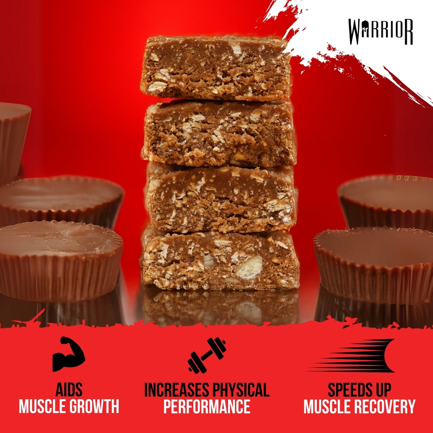 Warrior RAW Protein Bar - 12 x 75g Bars