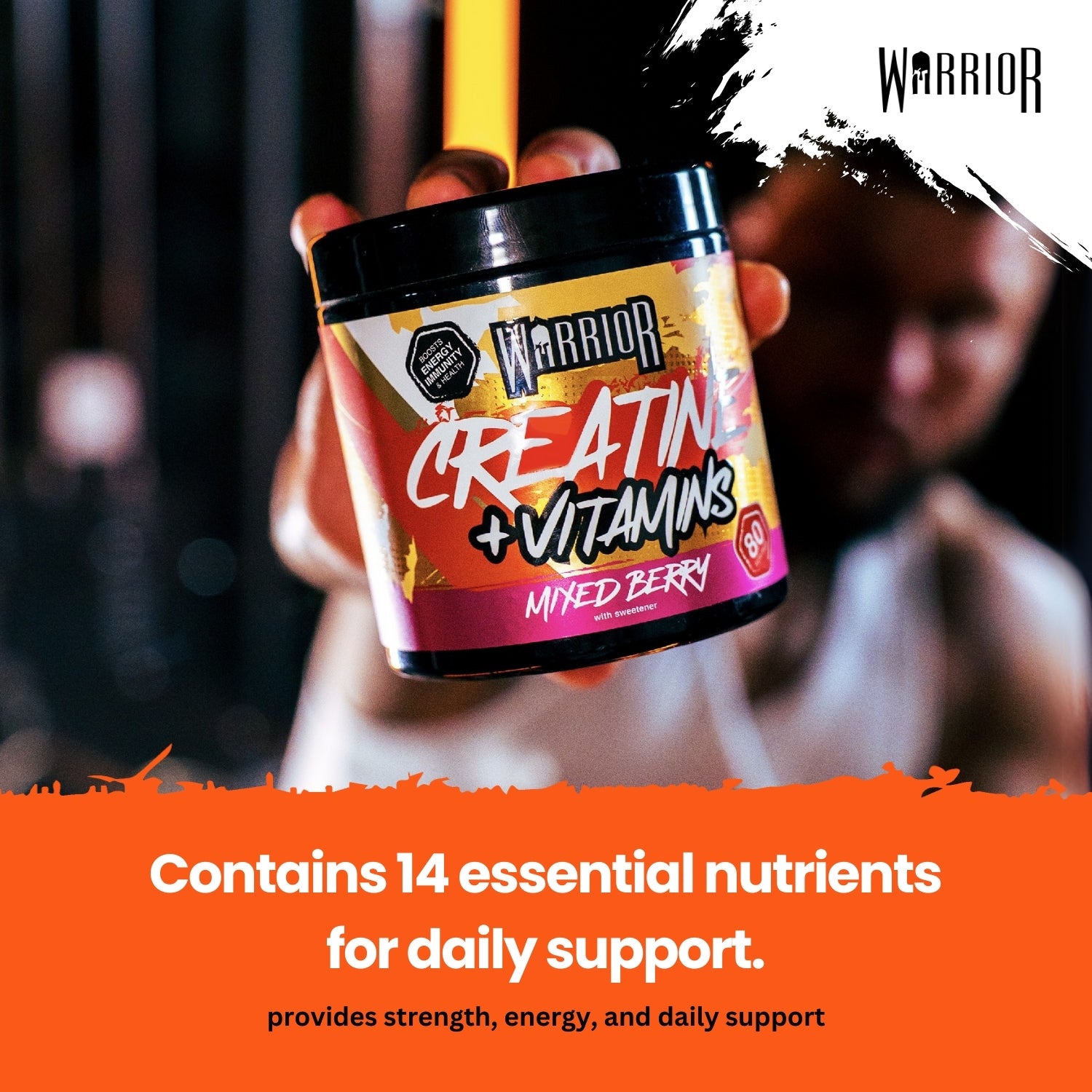 Warrior Creatine Plus Vitamins - 80 Servings