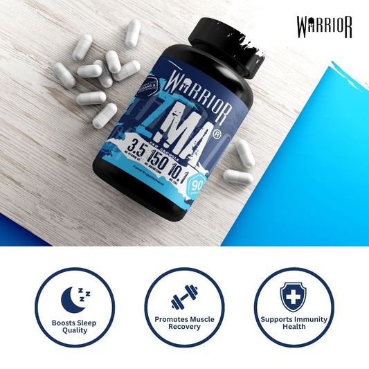Warrior ZMA Supplement – 90 Capsules