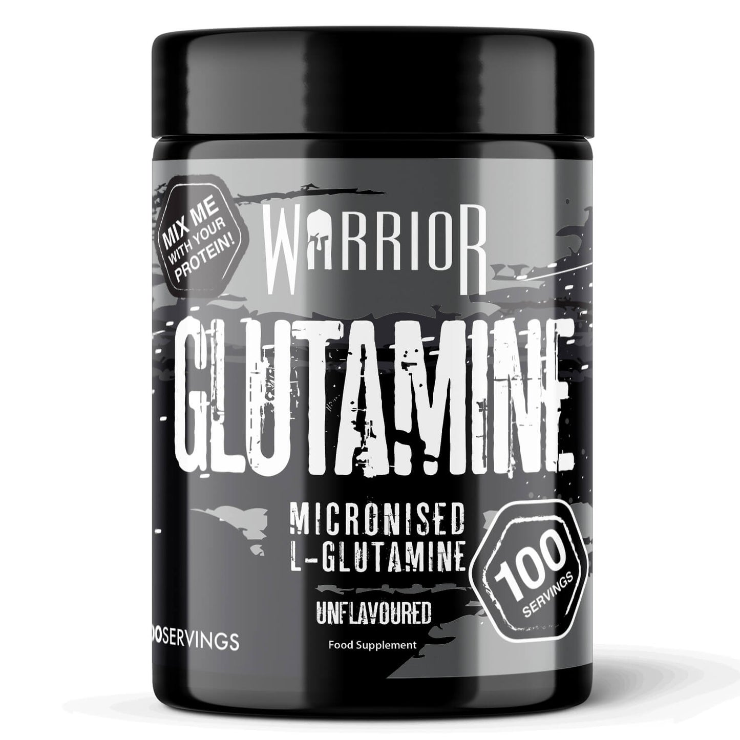Warrior Glutamine Powder - 300g (60 Servings) & 500g Tubs (100 Servings)