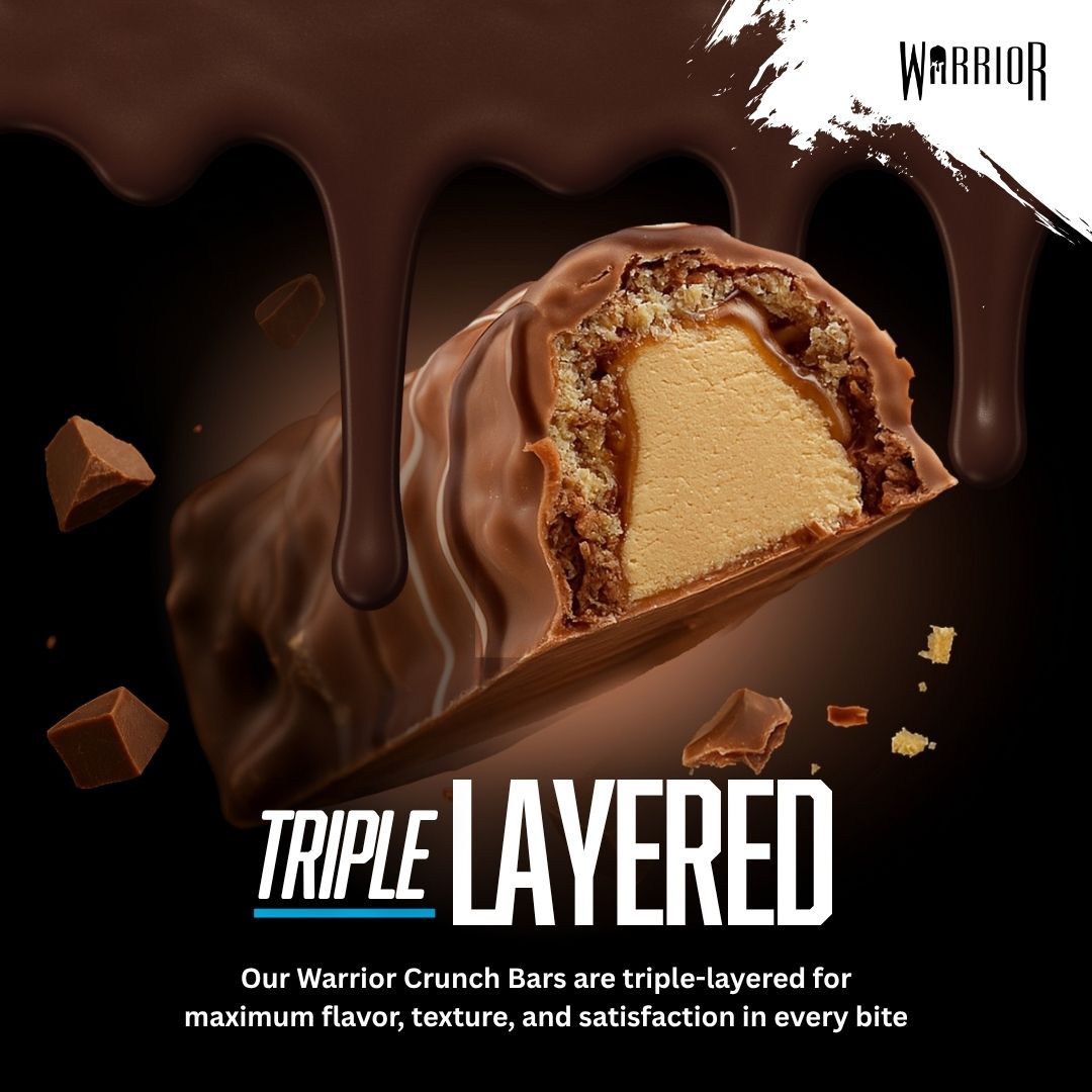 Warrior Crunch Protein Bars 12 x 64g