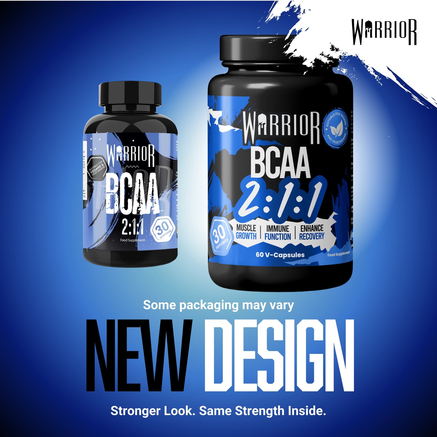 Warrior BCAA 2:1:1 - 60 Caps