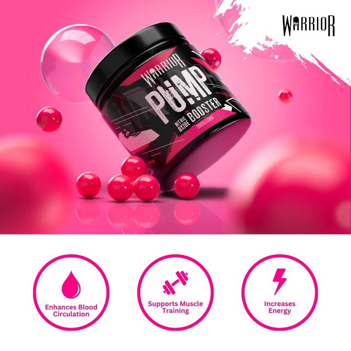 Warrior Pump Pre-Workout Powder