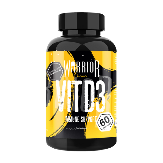 Warrior Vitamin D3 – 5000 IU (60 Tablets) | High Strength Immunity, Bone, Mood & Muscle Support