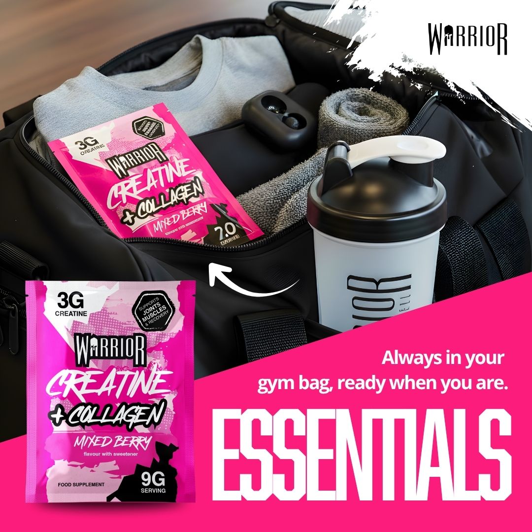 Warrior Creatine Plus Collagen – 15 Sachet Pack (30 Servings)