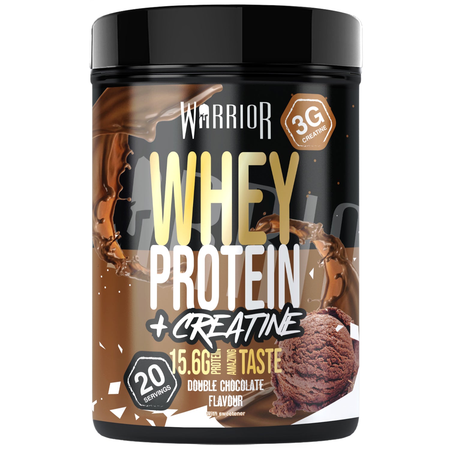 Warrior Whey Protein Plus Creatine | 500g Tubs | 20 Servings