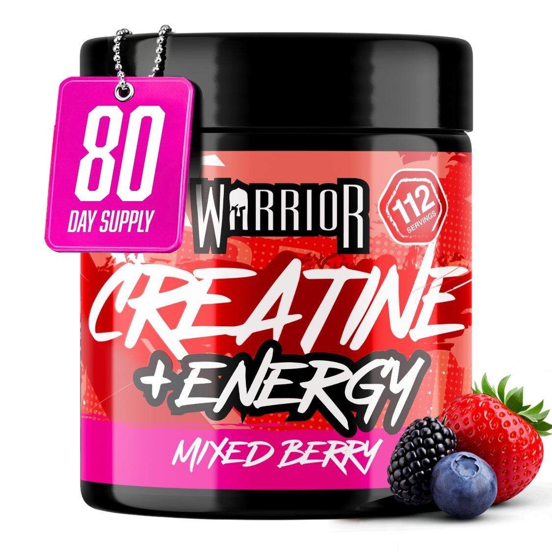 Warrior Creatine Plus Energy - 80 Servings