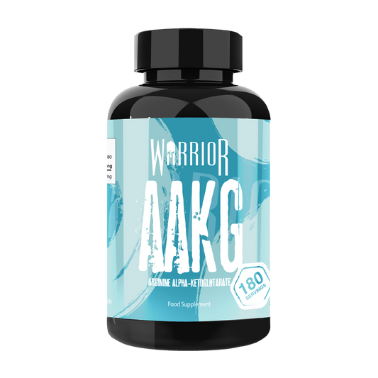 Warrior AAKG Capsules – 180 Caps | 2,000mg Nitric Oxide Booster for Pumps, Strength & Endurance