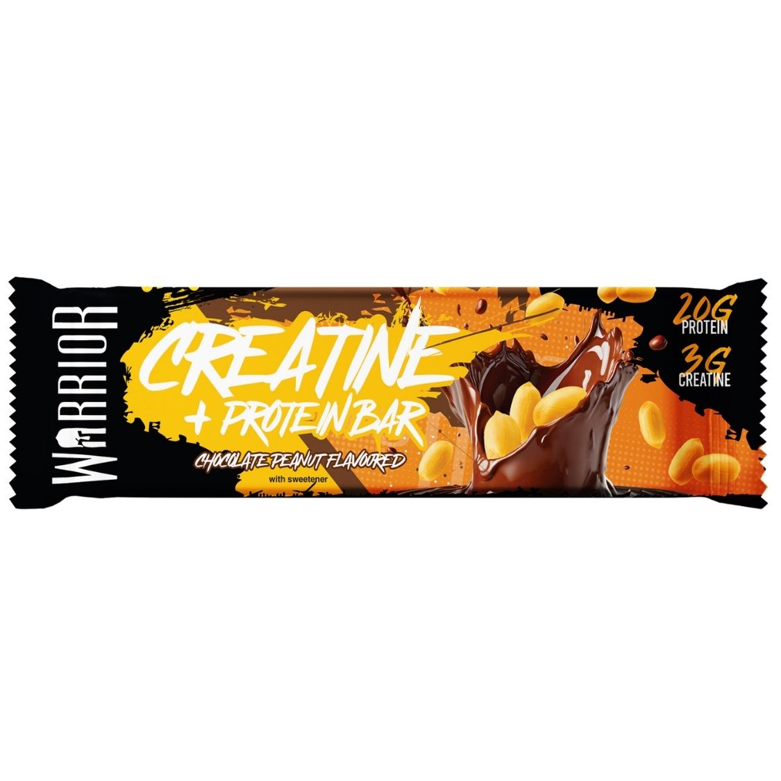 Warrior Creatine Protein Bars - 12 Bars - Strength + Muscle + Recovery