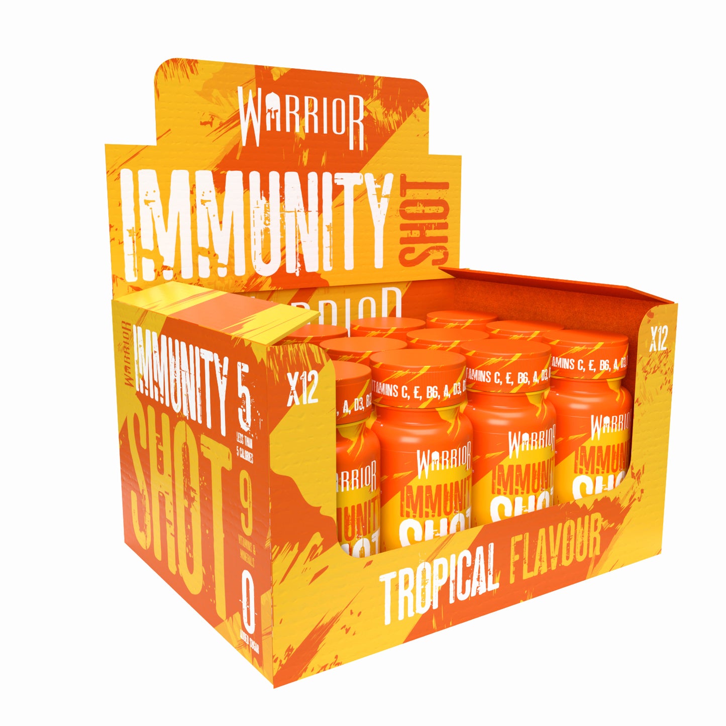 Warrior Immunity Shot - (12x 60ml) - BBE Products - May 2025