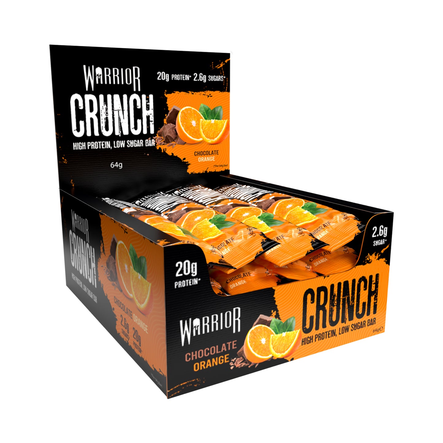 Warrior Crunch Protein Bars 12 x 64g