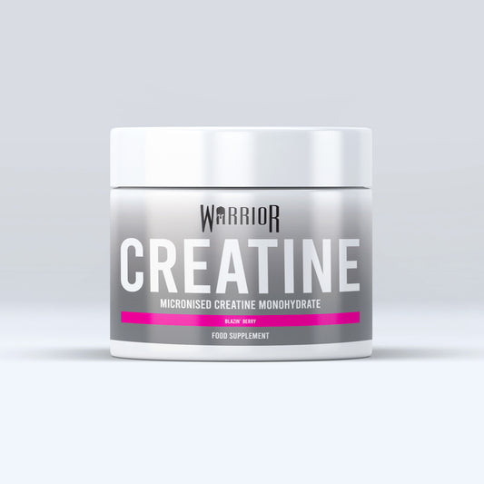 Warrior Creatine Monohydrate Powder - 200g (66 Servings) - Blazin' Berry Flavour
