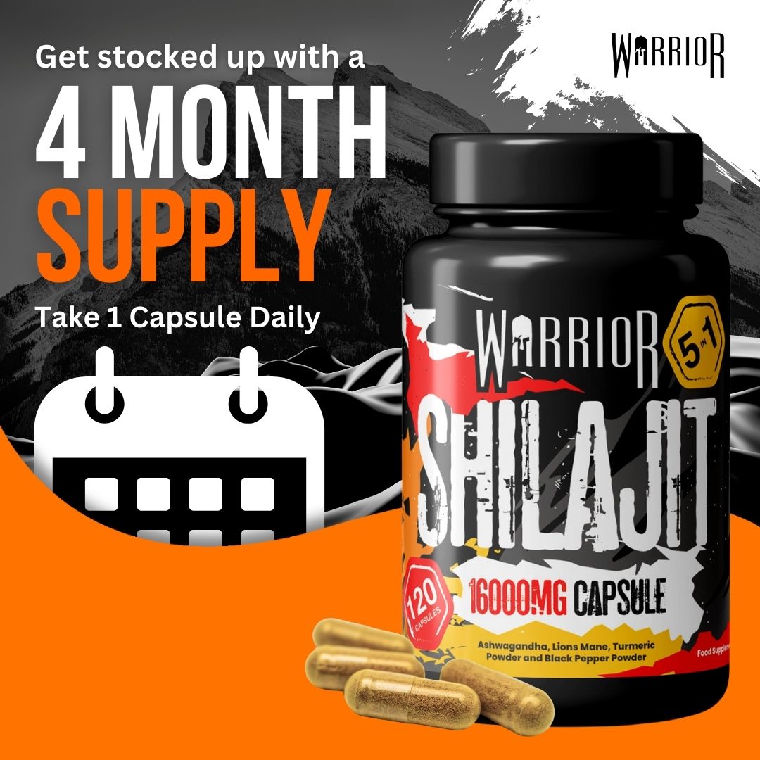 Warrior SHILAJIT Capsules - 120 Caps