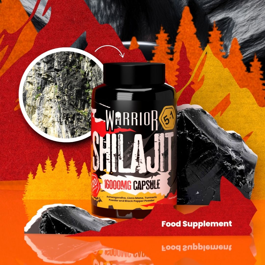 Warrior SHILAJIT Capsules - 120 Caps