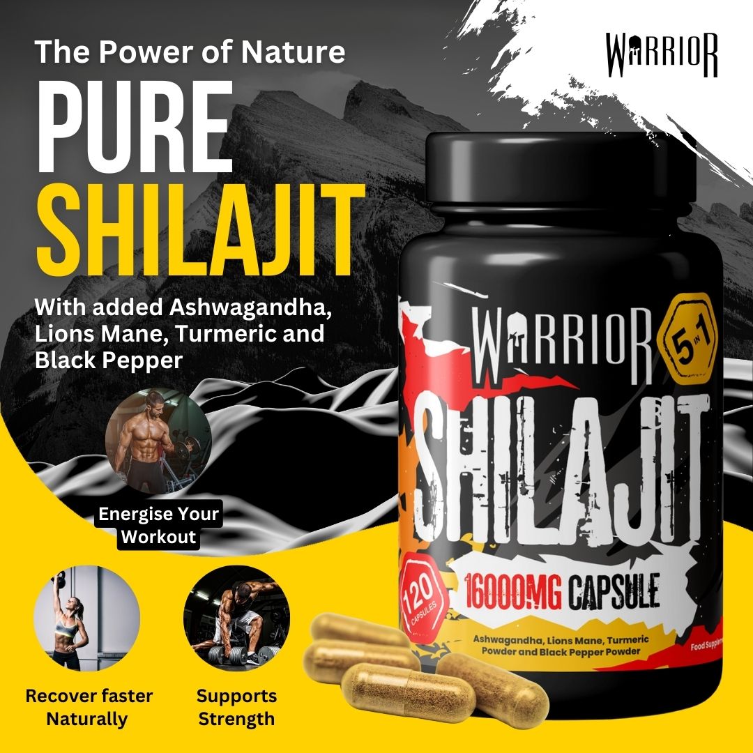 Warrior SHILAJIT Capsules - 120 Caps