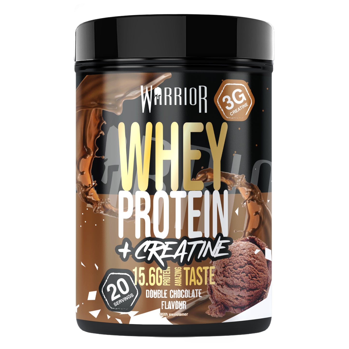 Warrior Whey Protein Plus Creatine | 500g Tubs | 20 Servings