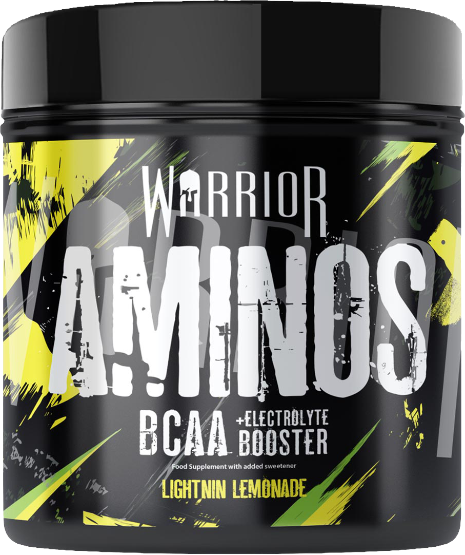 Warrior Aminos BCAA Powder - 360g (30 Srvs) - Lightnin' Lemonade