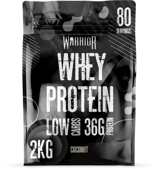 Warrior Whey Protein Powder – 2kg | High Protein Shake for Muscle Growth & Recovery UK
