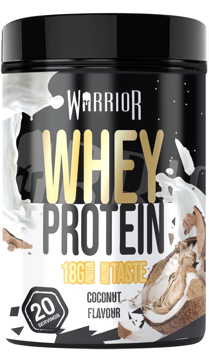 Warrior Whey Protein Powder – 500g | High Protein Shake for Muscle, Recovery & Lean Gains UK