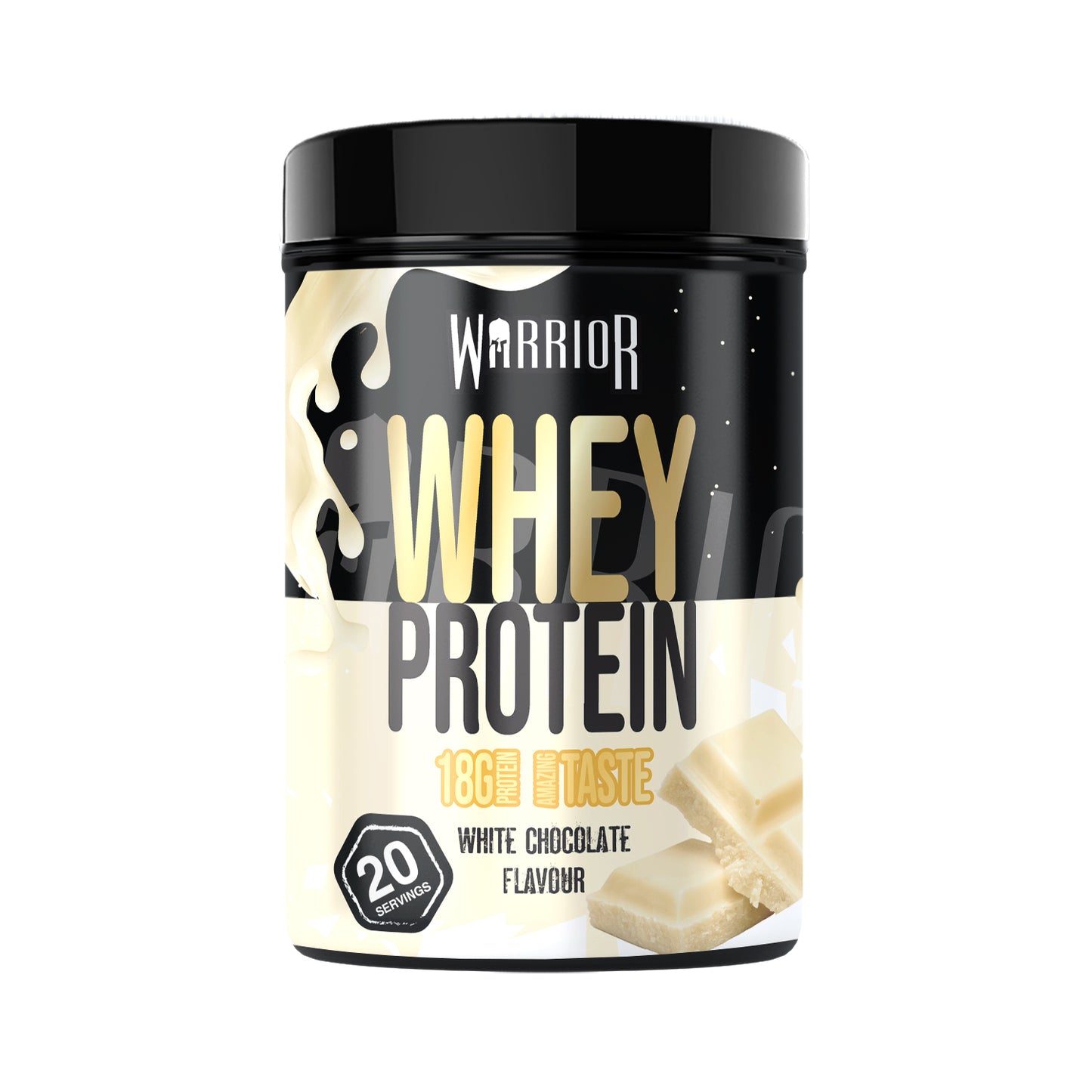 Warrior Whey Protein Powder – 500g | High Protein Shake for Muscle, Recovery & Lean Gains UK