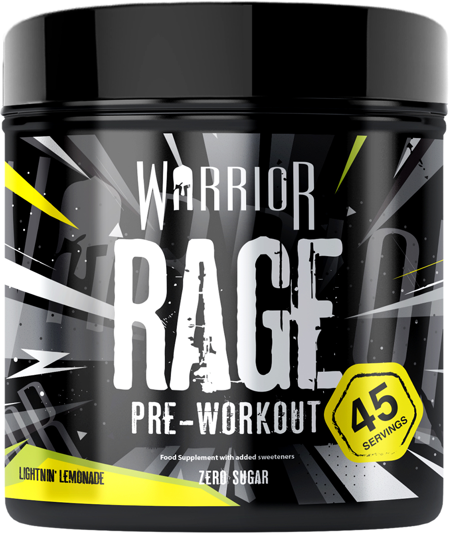 Warrior Rage Pre-Workout Powder - Lightnin' Lemonade