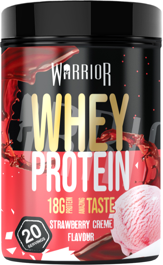 Warrior Whey Protein Powder – 500g | High Protein Shake for Muscle, Recovery & Lean Gains UK