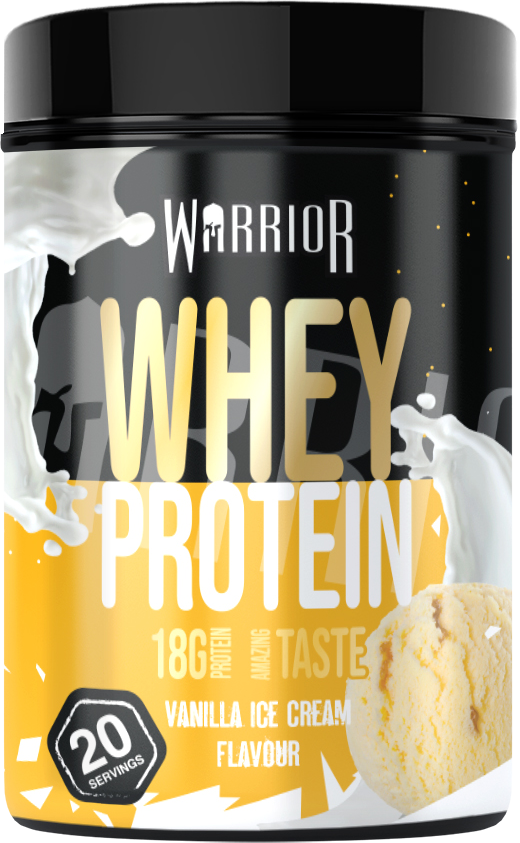Warrior Whey Protein Powder – 500g | High Protein Shake for Muscle, Recovery & Lean Gains UK