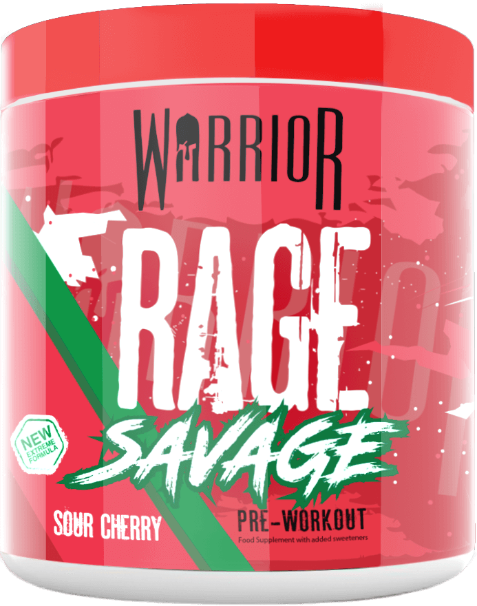 PreWorkout Powder Warrior RAGE Savage (40 Servings)