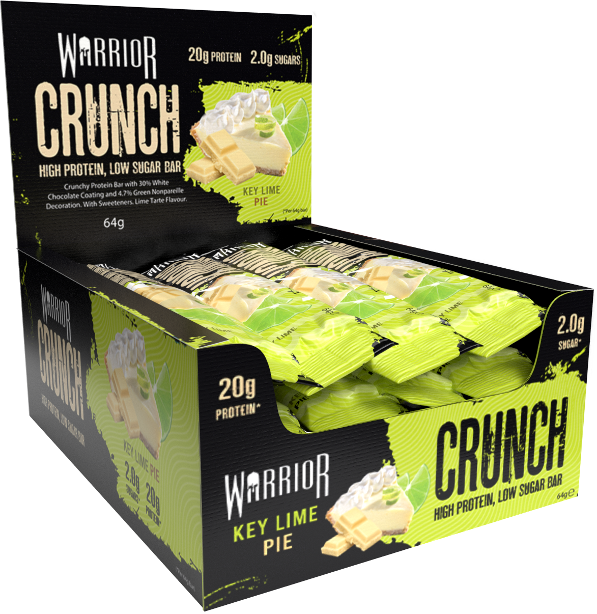 Warrior Crunch Protein Bars 12 x 64g - Collection