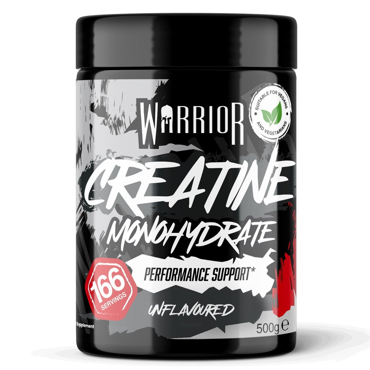 Warrior Creatine Monohydrate 500g tub, Unflavoured