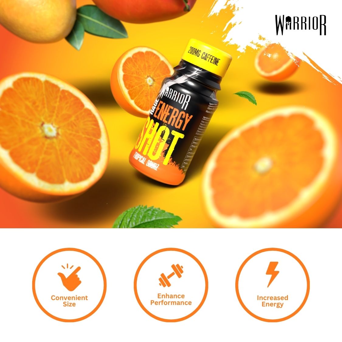 Warrior Rage Pre-Workout Energy Shots
