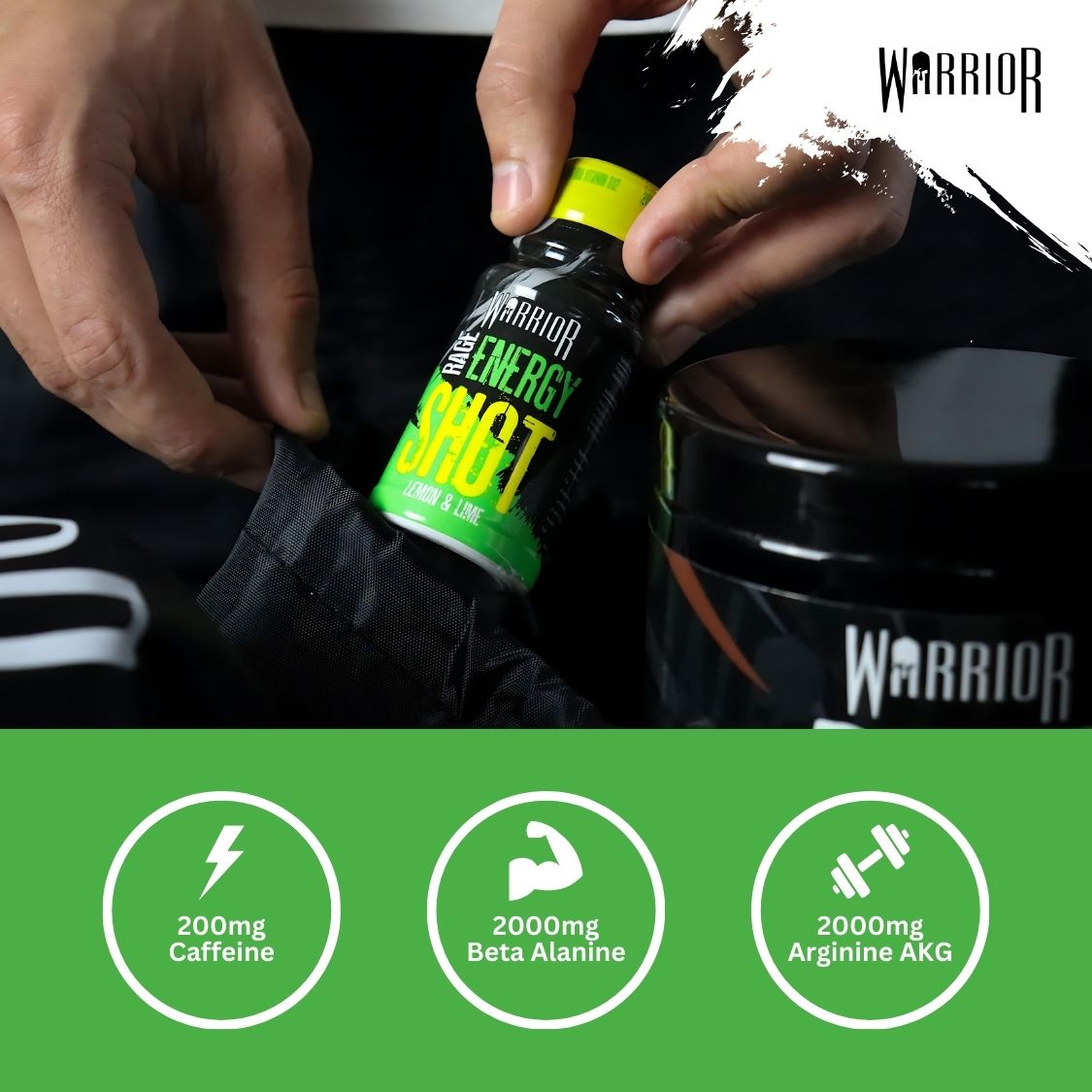 Warrior Rage Pre-Workout Energy Shots