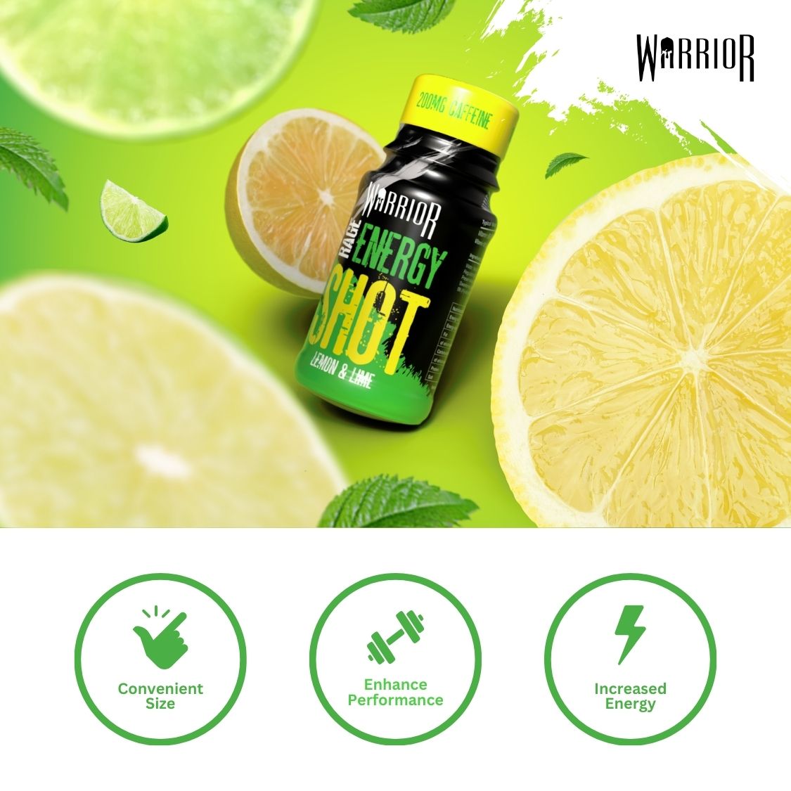 Warrior Rage Pre-Workout Energy Shots