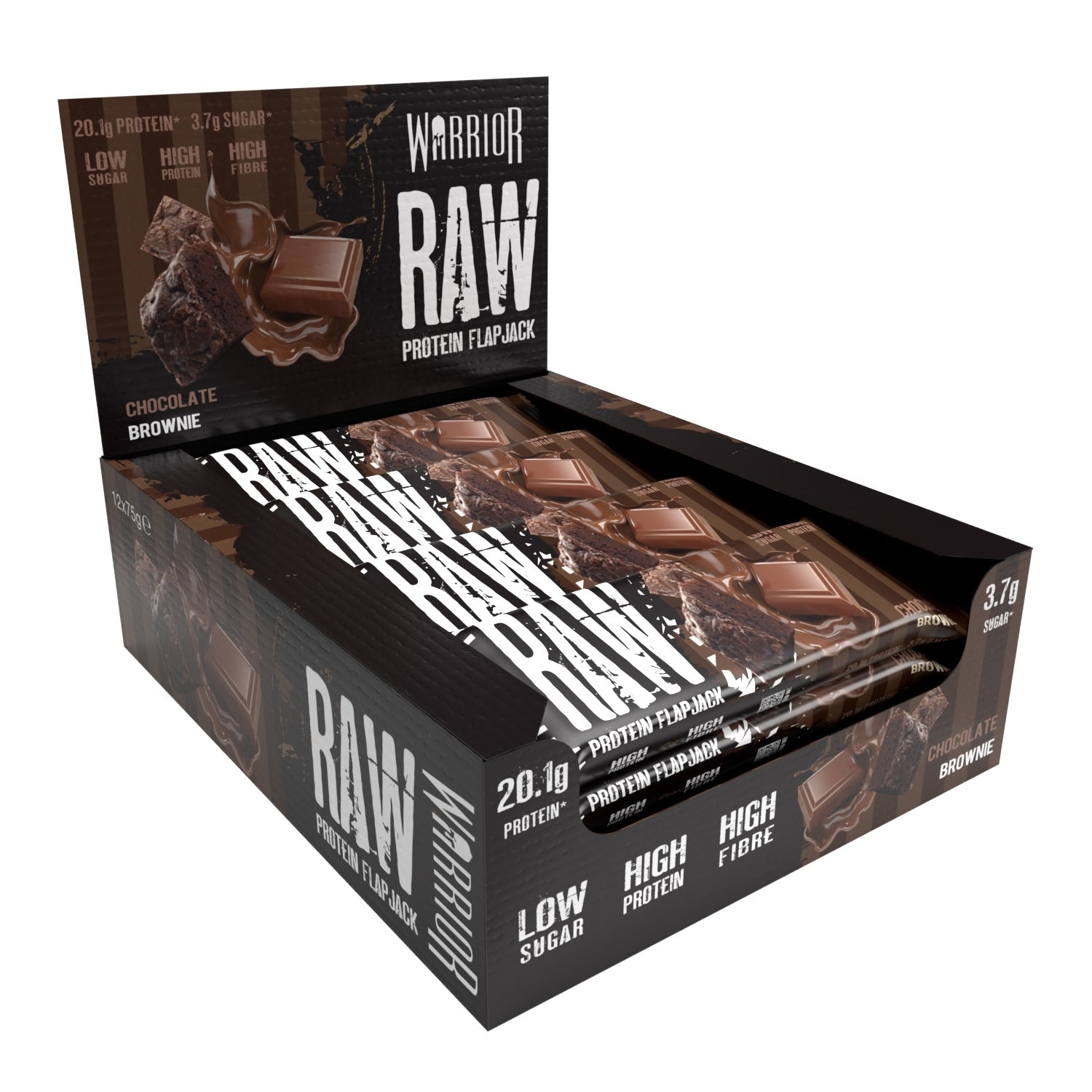 Warrior RAW Protein Bar - 12 x 75g Bars