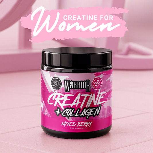 Creatine For Women | Plus Collagen | Strength + Skin + Glutes | Warrior Supps (TikTok)