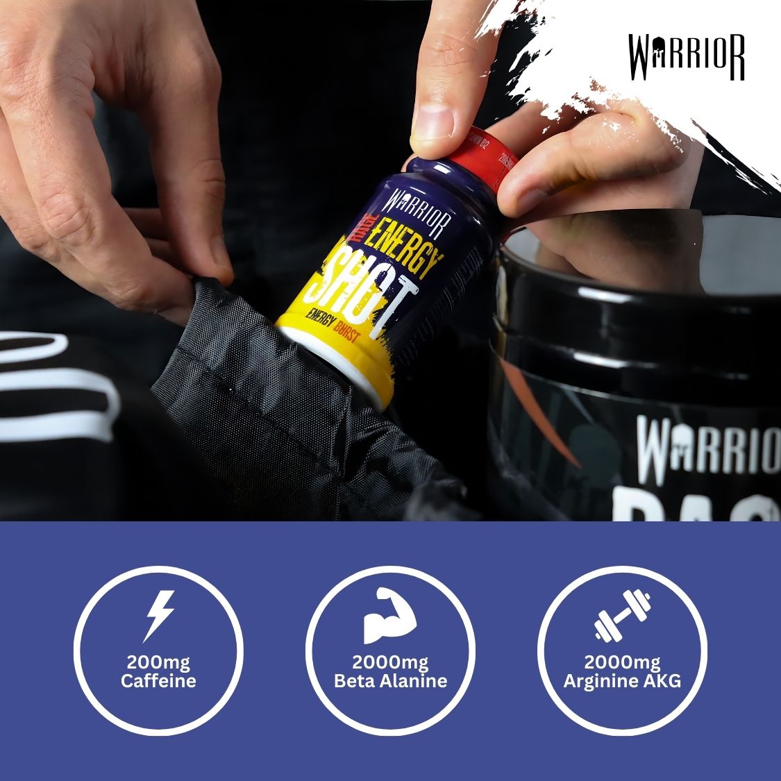 Warrior Rage Pre-Workout Energy Shots