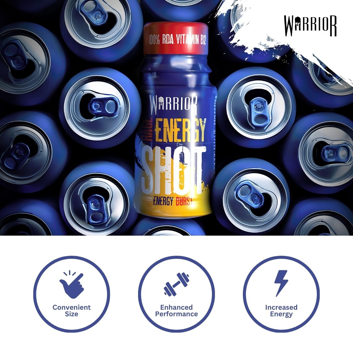 Warrior Rage Pre-Workout Energy Shots