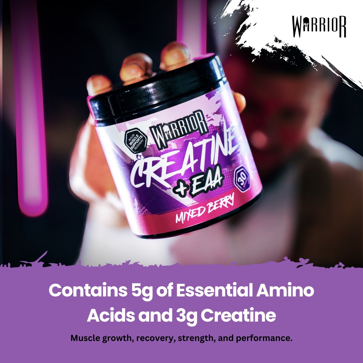 Warrior Creatine Plus EAA - 30 Servings