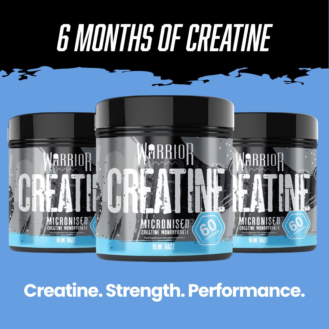6 Months Supply of Creatine Monohydrate Pack