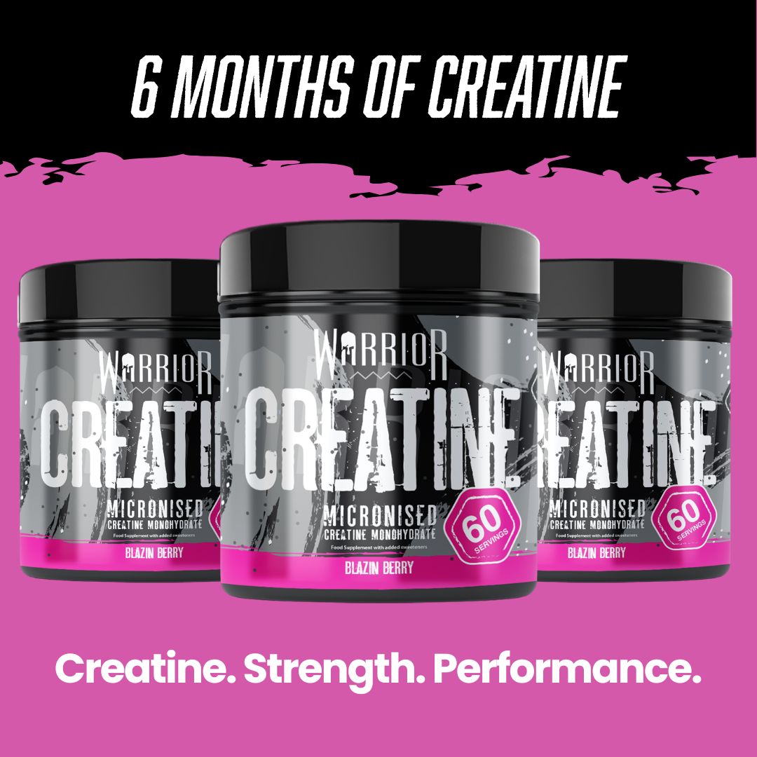 6 Months Supply of Creatine Monohydrate Pack