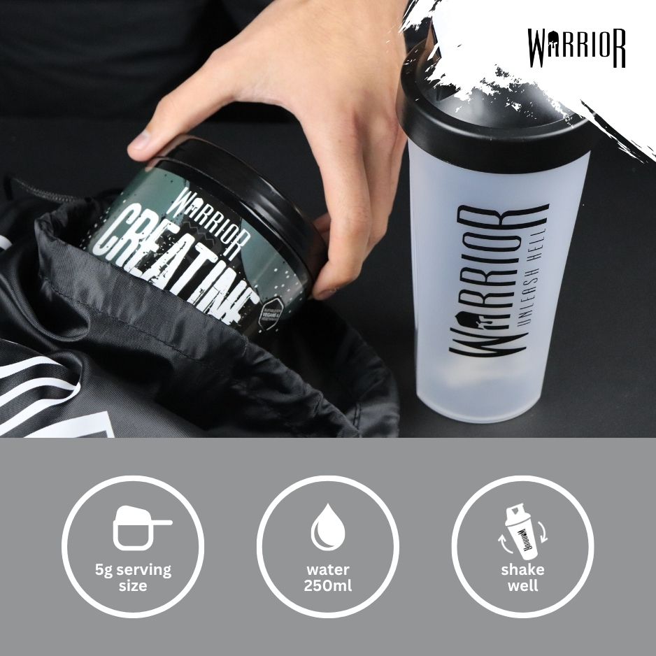 Warrior Creatine Monohydrate Powder - 300g & 500g