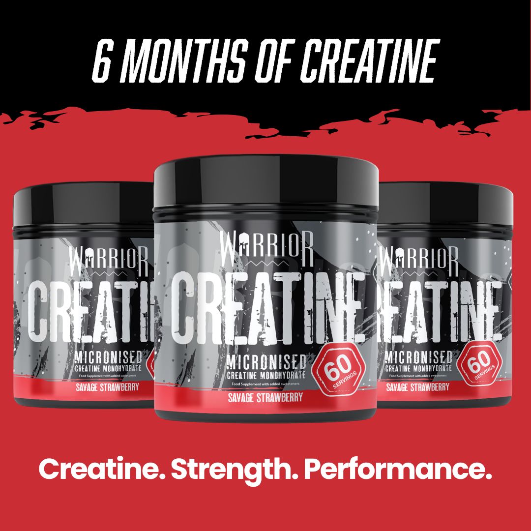 6 Months Supply of Creatine Monohydrate Pack